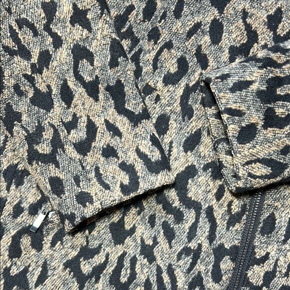 Tart Collections Leopard Print Coat Fleece Size Small - Picture 3 of 6